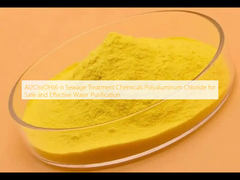 Al2Cln ((OH) 6-n สารเคมีในการบําบัดน้ําเสีย โพลีอัลมิเนียมคลอริดสําหรับการทําความสะอาดน้ําที่ปลอดภัยและมีประสิทธิภาพ